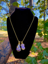 Load image into Gallery viewer, Heart &amp; Spirit Double Pendant Necklace
