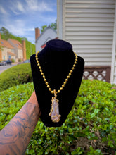 Load image into Gallery viewer, Jumbo Amethyst Point Neck Peace
