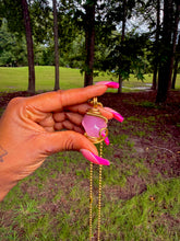Load image into Gallery viewer, Gentle Heart Necklace (Pink Chalcedony)
